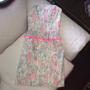 Lily Pulitzer strapless dress